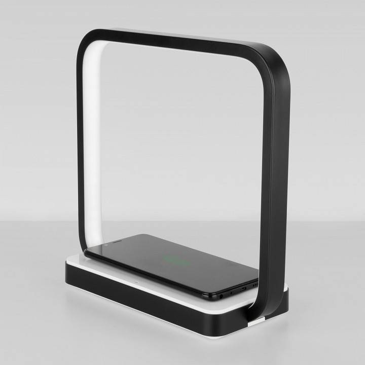 Настольная лампа офисная Eurosvet Frame черный 80502/1