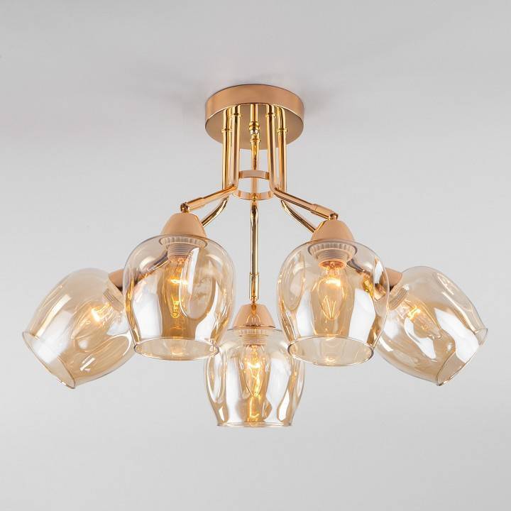 Потолочная люстра Eurosvet Marci 30164/5 золото 30164/5