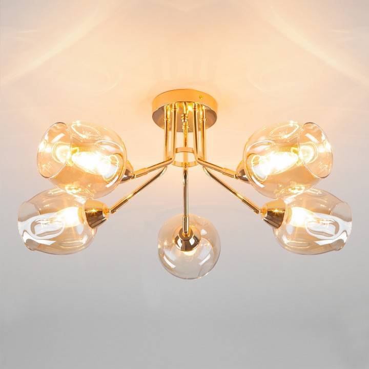 Потолочная люстра Eurosvet Marci 30164/5 золото 30164/5