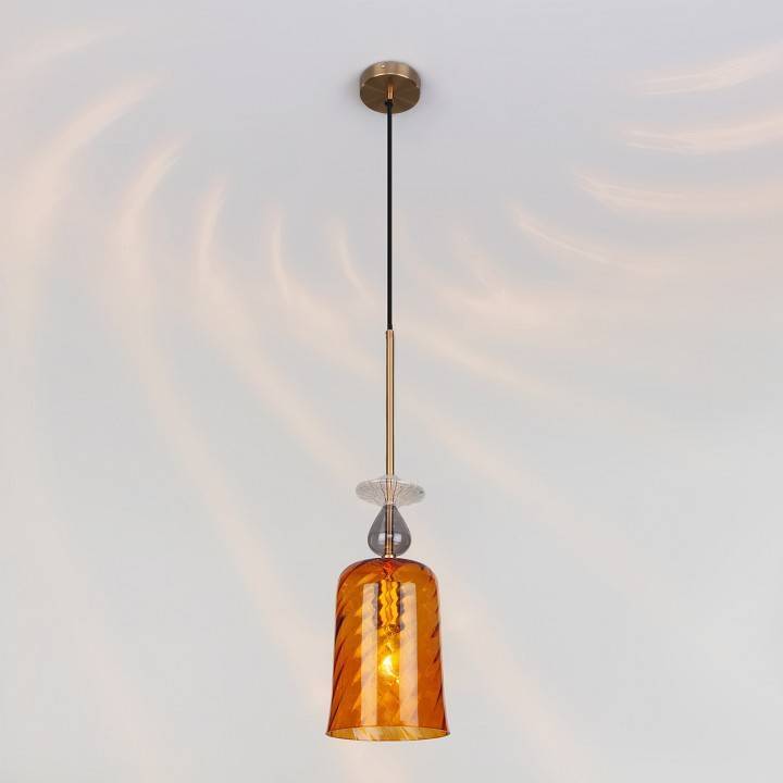 Подвесной светильник Eurosvet Dream янтарный 50194/1