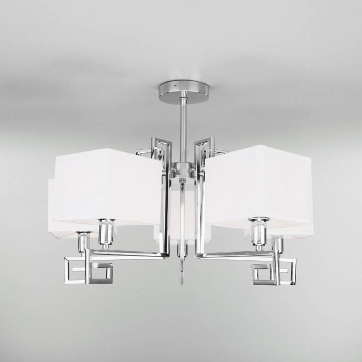 Люстра на штанге Eurosvet Alma 60115/5 хром 60115/5