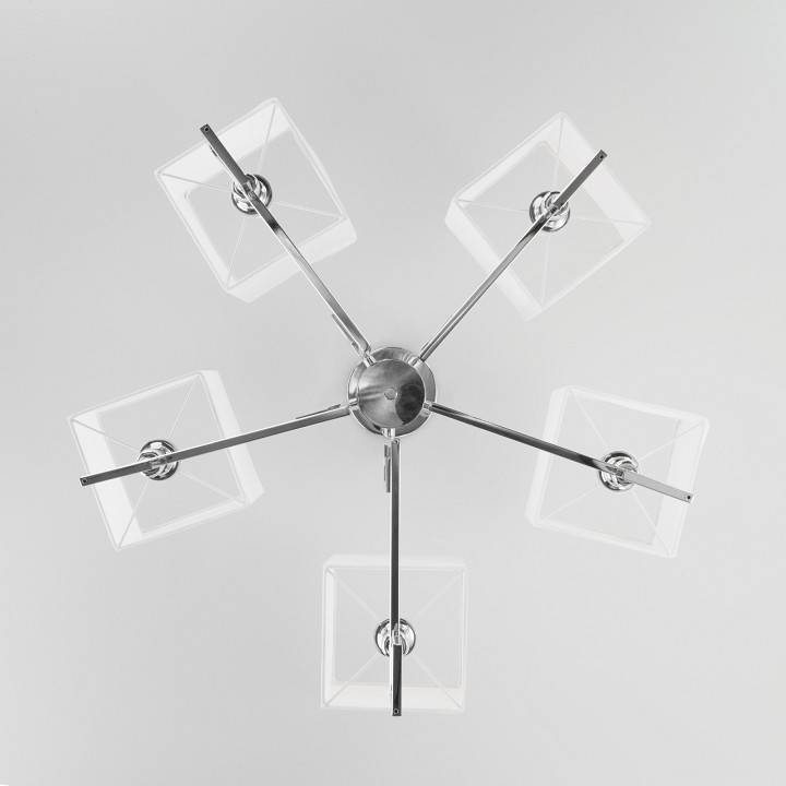 Люстра на штанге Eurosvet Alma 60115/5 хром 60115/5