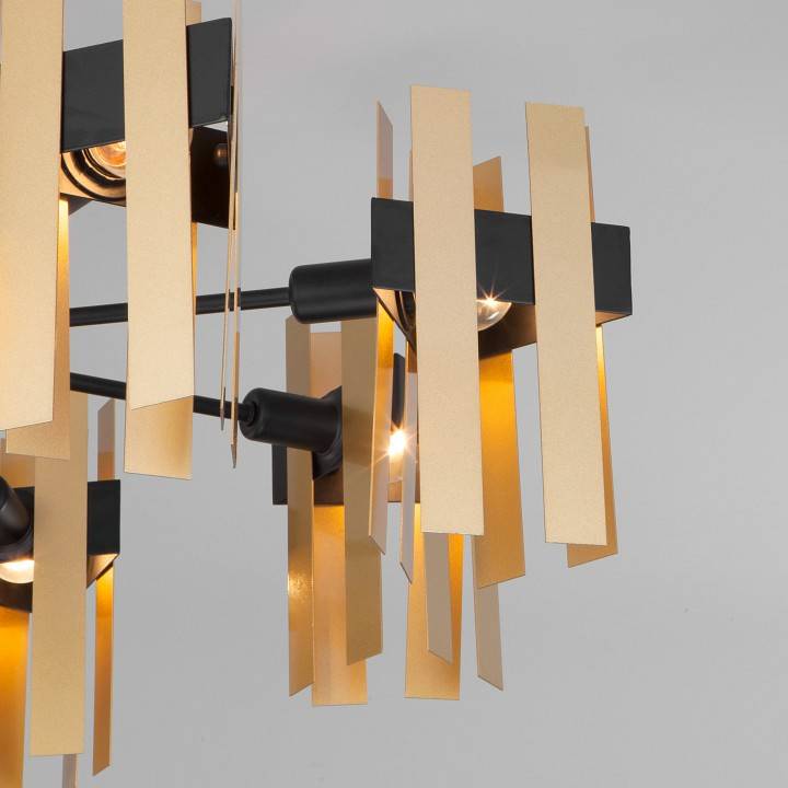 Люстра на штанге Eurosvet Spada 70116/8 черный 70116/8