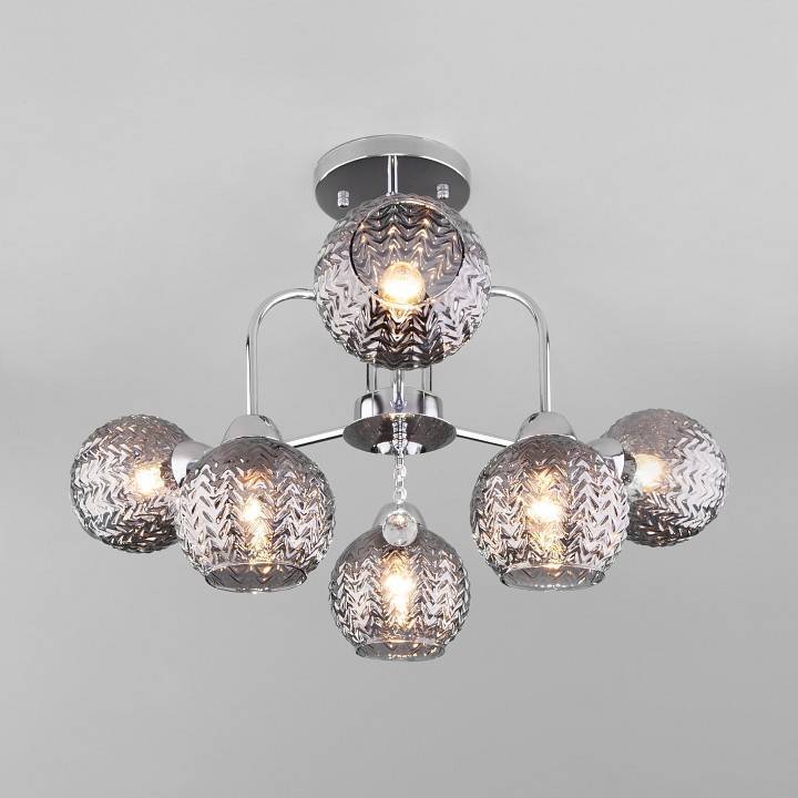 Люстра на штанге Eurosvet Ottawa 30175/6 хром 30175/6