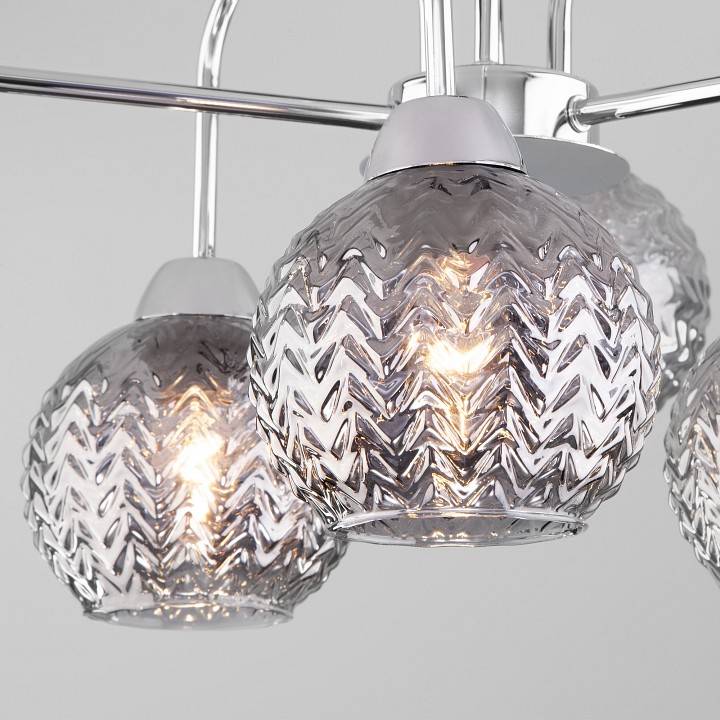 Люстра на штанге Eurosvet Ottawa 30175/6 хром 30175/6