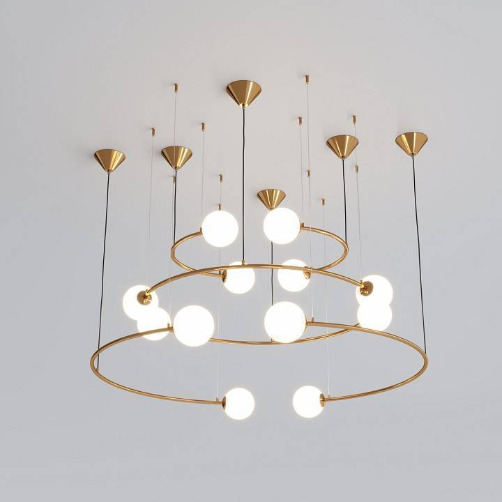 Подвесная люстра Bogates Brook латунь 359/12