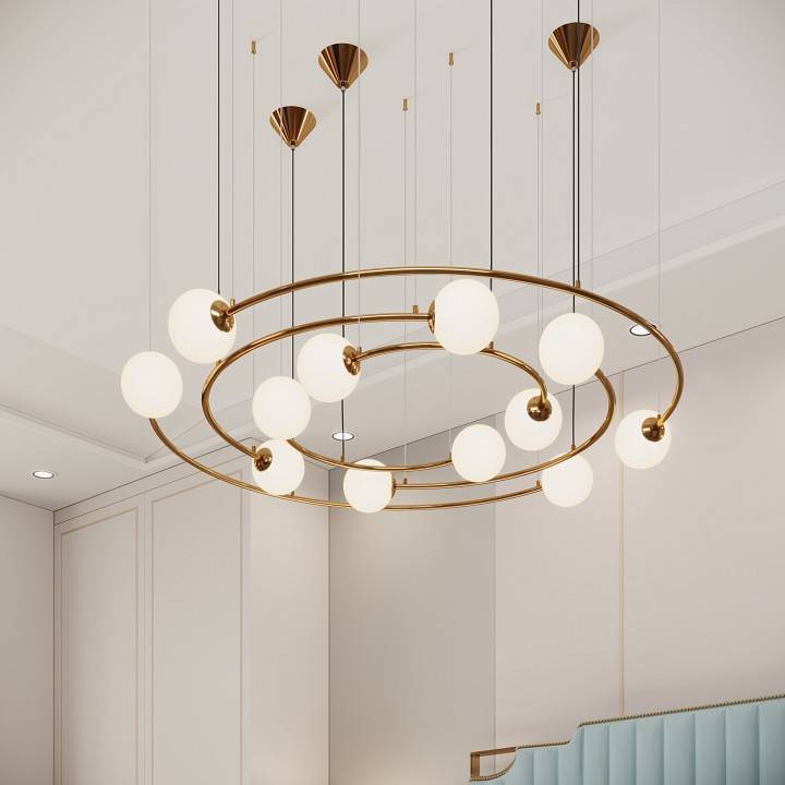 Подвесная люстра Bogates Brook латунь 359/12