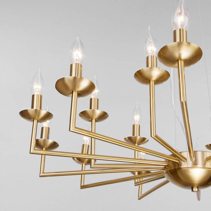 Подвесная люстра Eurosvet Cariso латунь 60150/18