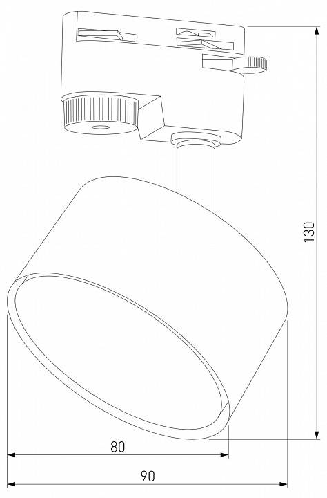 Светильник на штанге TK Lighting Tracer Black 4398
