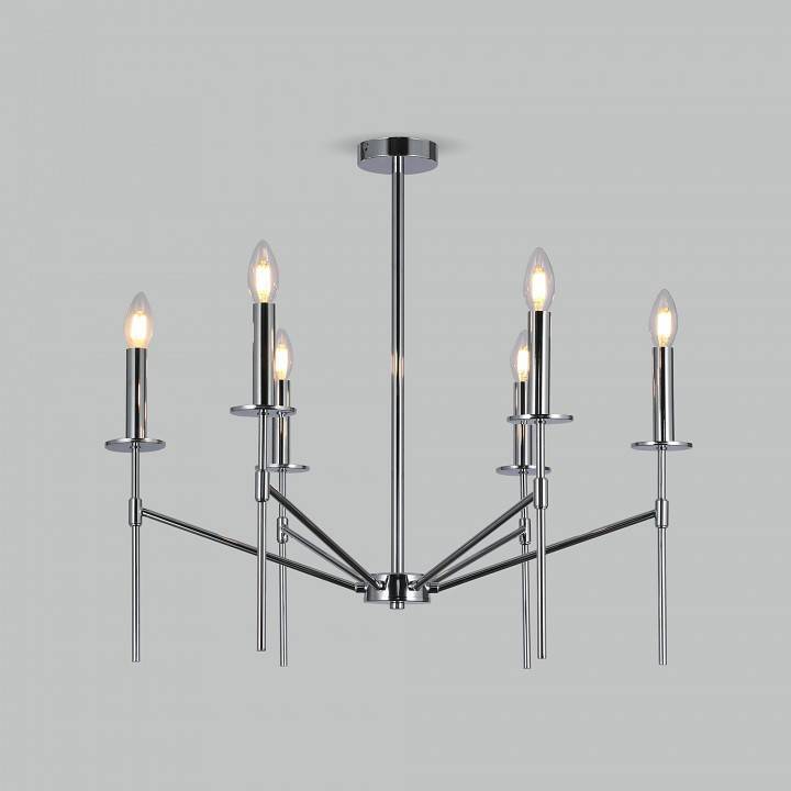 Люстра на штанге Eurosvet Anders 60142/6 хром