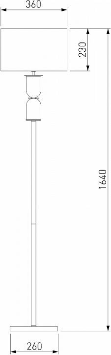 Торшер Eurosvet Caprera a063866