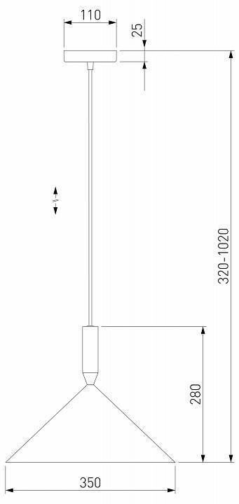 Подвесной светильник Eurosvet Nippon 50024/1 серый