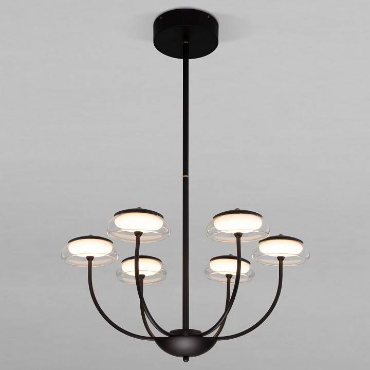 Люстра на штанге Eurosvet Fungo 50388 LED черный