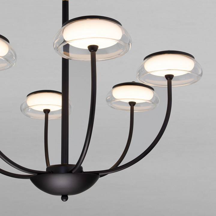 Люстра на штанге Eurosvet Fungo 50388 LED черный