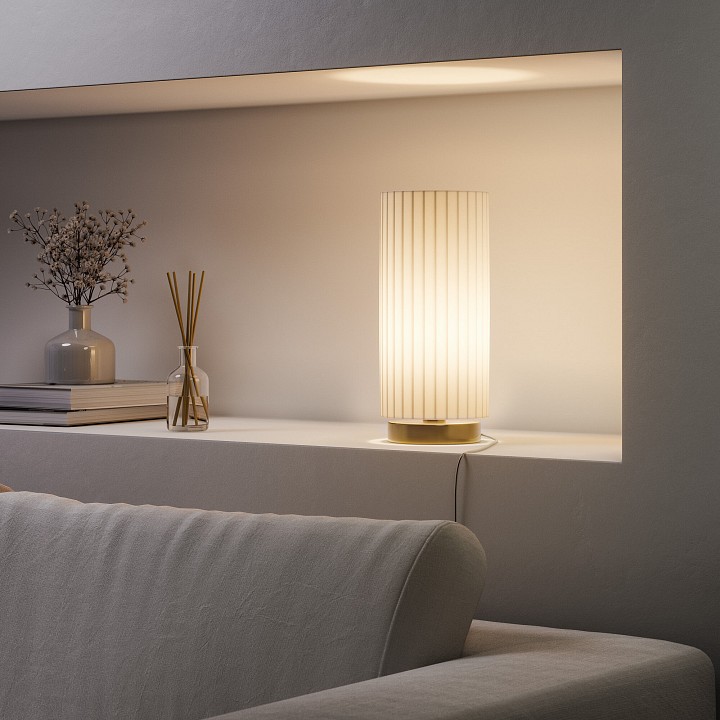 Настольная лампа декоративная Eurosvet Kreis 101101 латунь