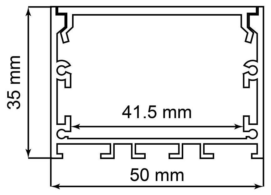 Короб накладной Feron CAB257 10373