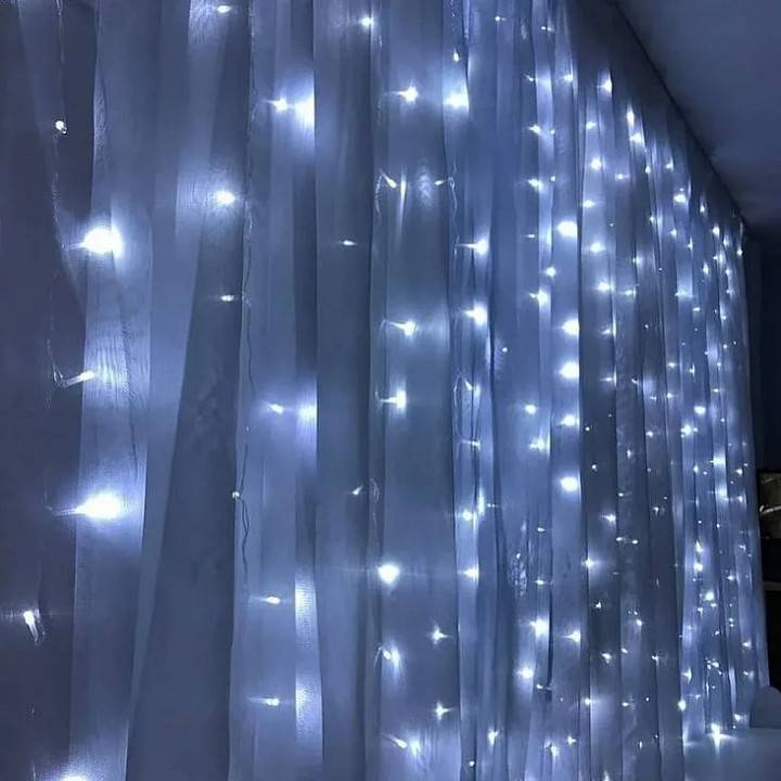 Занавес световой Feron CL24 2x1.5 м 160 LED теплый белый черный провод 41627