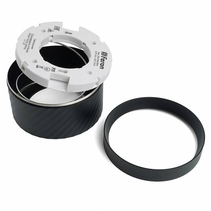 Светильник накладной Feron HL371 под лампу GU10 белый 48737