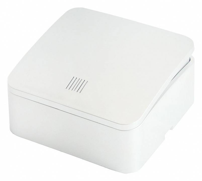 Выключатель одноклавишный с подсветкой Stekker София 49288