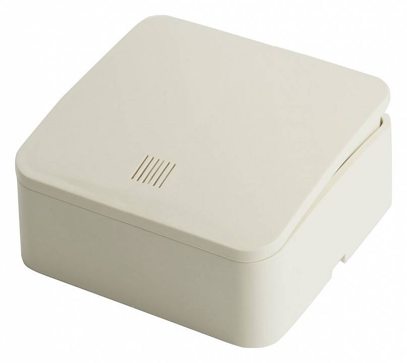 Выключатель одноклавишный с подсветкой Stekker София 49472