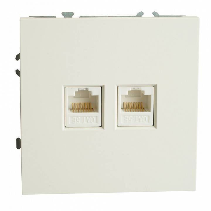 Розетка Ethernet RJ-45 без рамки Stekker RST00-5111-01 49874