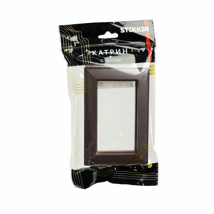 Рамка для двойной розетки Stekker Катрин 50047