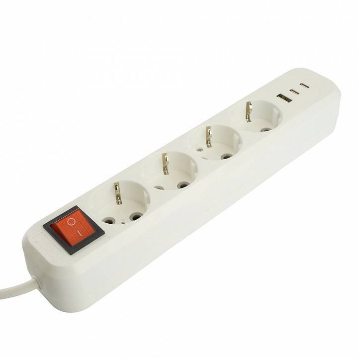 Удлинитель с выключателем Stekker Home 50141