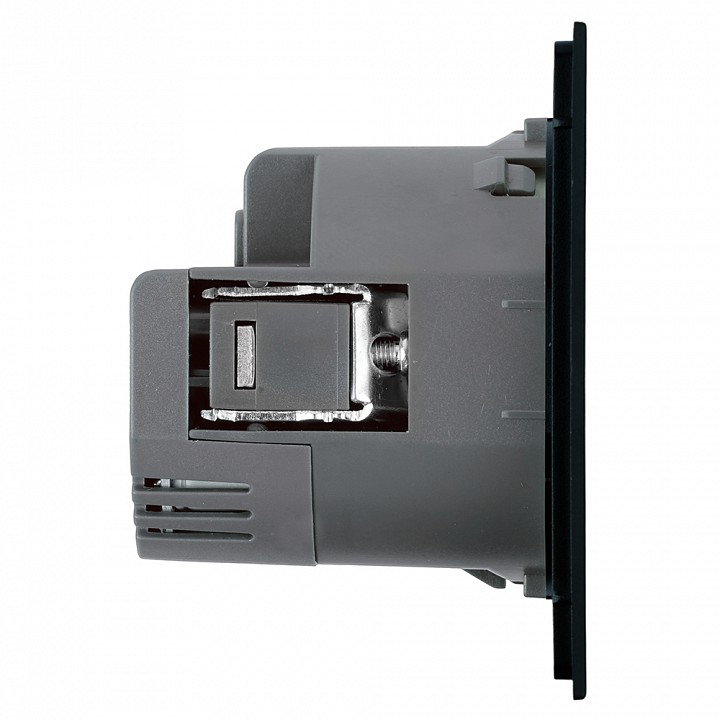 Розетка с заземлением и со шторкой и 2хUSB type A и C, без рамки Stekker Мия 50452