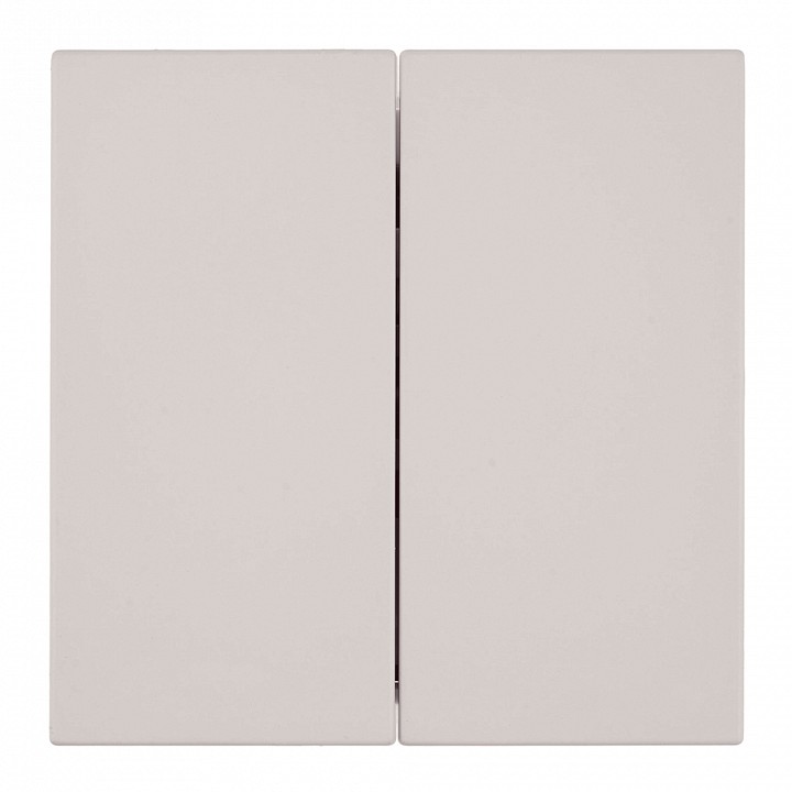 Переключатель двухклавишный без рамки Stekker Мия 50478