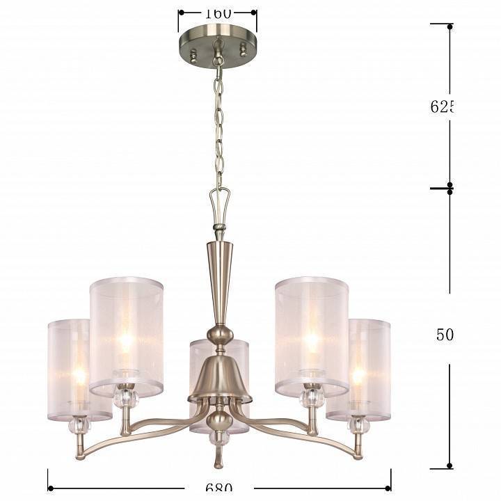 Подвесная люстра Favourite Laguna 5 ламп 2698-5P