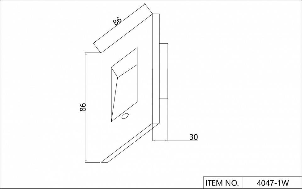 Встраиваемый светильник Favourite Nox 4047-1W
