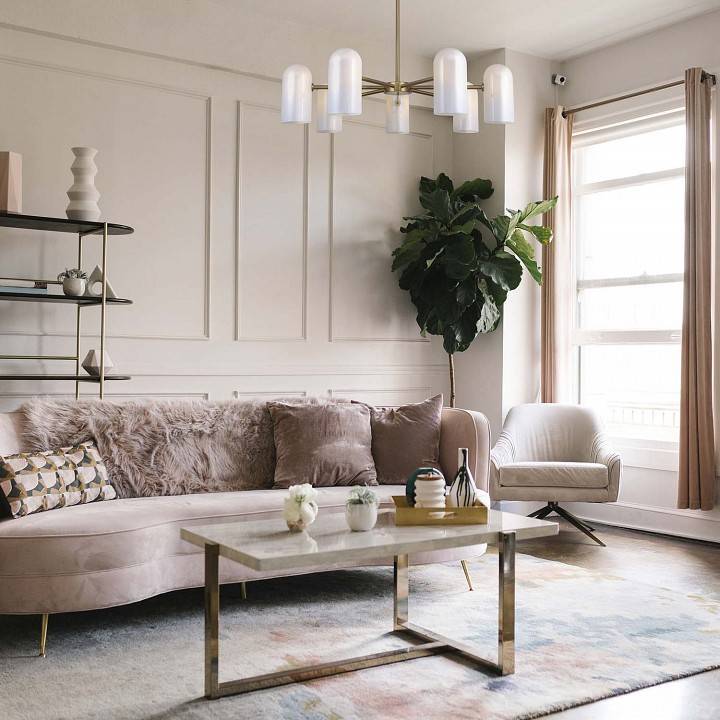 Люстра на штанге F-promo Barfila 7 ламп 4619-7P