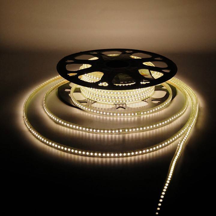 Гибкий неон Gauss Black NEON 220В 2 м теплый белый 311000122