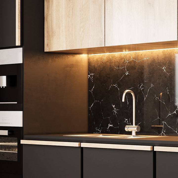 Гибкий неон Gauss Black NEON 220В 2 м теплый белый 311000122