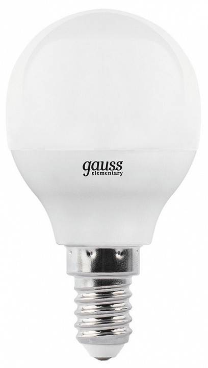 Лампа светодиодная Gauss LED Elementary Globe E14 8Вт 3000K 53118