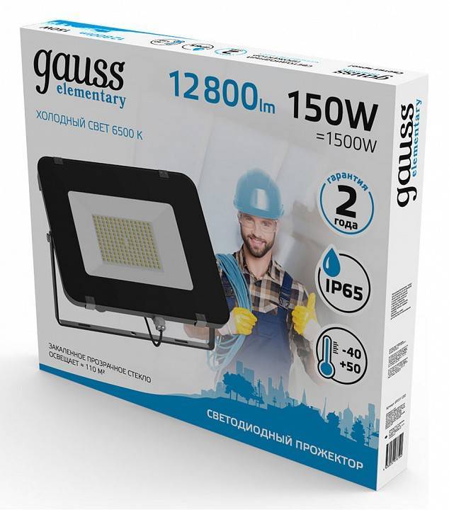 Светильник настенно-потолочный Gauss Elementary 691511150