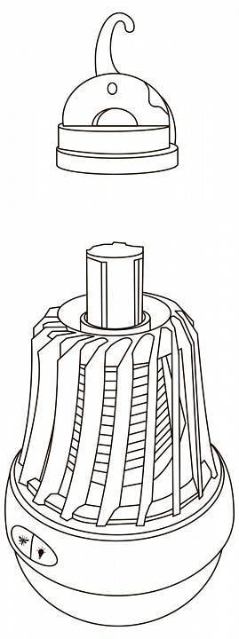 Лампа противомоскитная Gauss Mosquito 7 Вт GMQ02