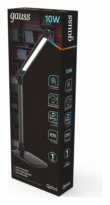 Настольная лампа Gauss Qplus GT5042