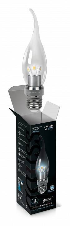 Лампа светодиодная Gauss Свеча на ветру E27 3 Вт 4100 K HA104202203