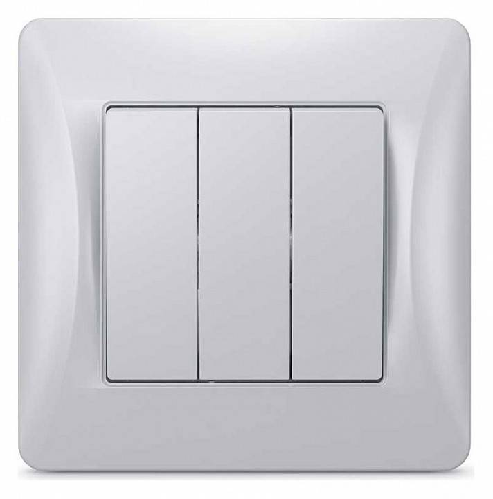 Выключатель трехклавишный без рамки Gusi Electric UGRA С11В3-004