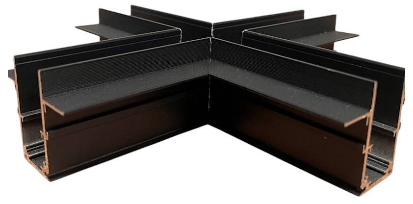 Соединитель X-образный для встраиваемых треков Hesby ElDeko 0160