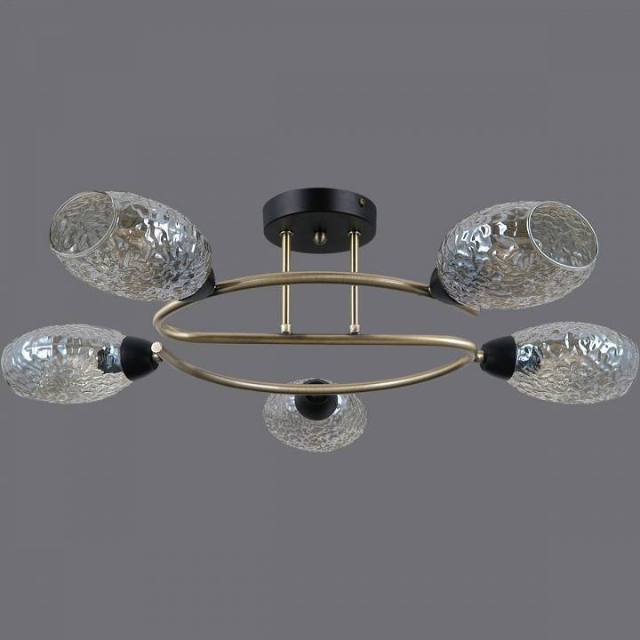 Потолочная люстра ILLUMICO  IL0300-5CSQ-79 BK AB