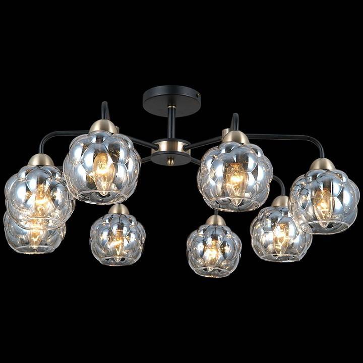 Люстра на штанге ILLUMICO IL0447-8CSQ-79 BK