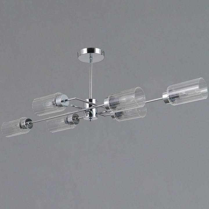 Люстра на штанге ILLUMICO NAPLES IL0734-6ASQ-25 CR NAPLES