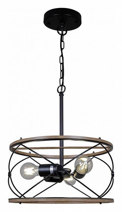 Подвесная люстра ILLUMICO WOOD IL1008-3P-05 BK WOOD