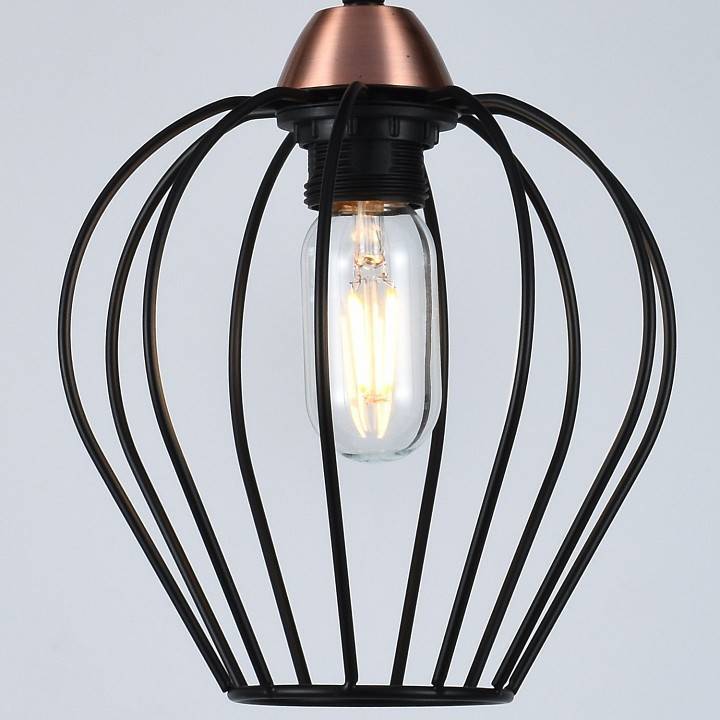 Подвесной светильник ILLUMICO  IL2001-1PA-05 BK ROSE GD