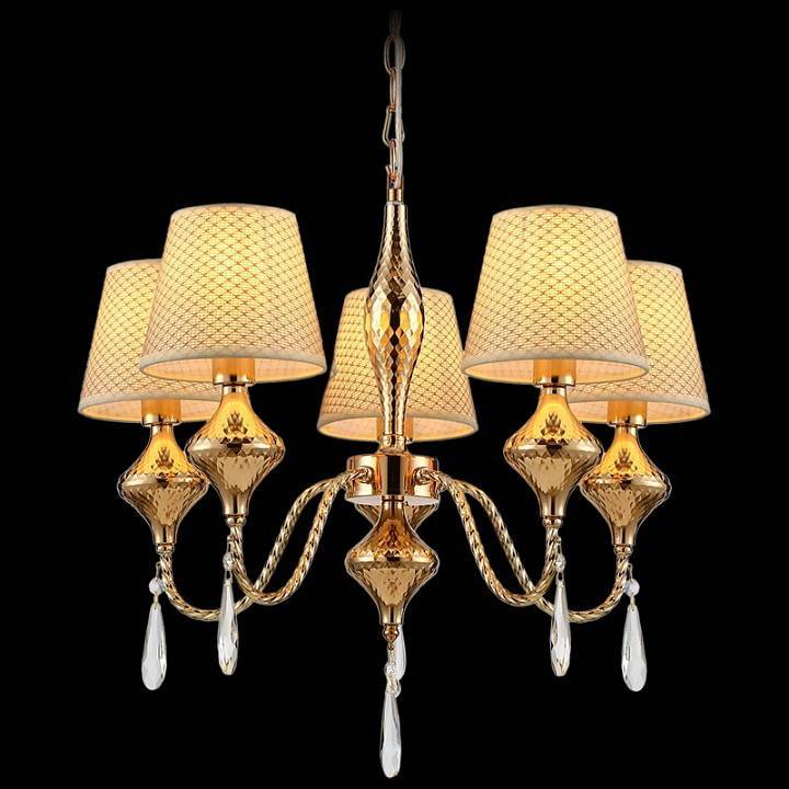 Подвесная люстра ILLUMICO IL6176-5P-27 GD