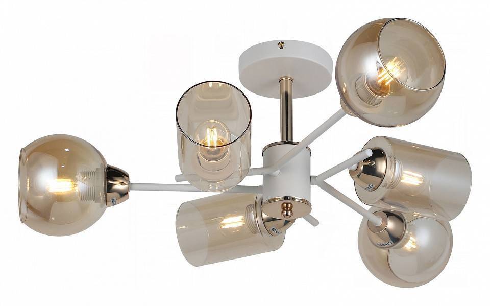 Люстра на штанге ILLUMICO IL8243-6COU-79 WH GD