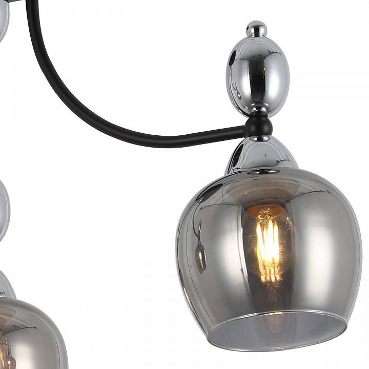 Потолочная люстра ILLUMICO  IL8258-3COU-79 BK CR