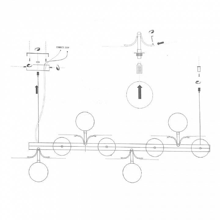 Подвесной светильник ImperiumLoft MATISSE MATISSE-L-SELF01